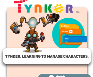 Tynker. Learning to manage characters.  - Programming for children in Varna